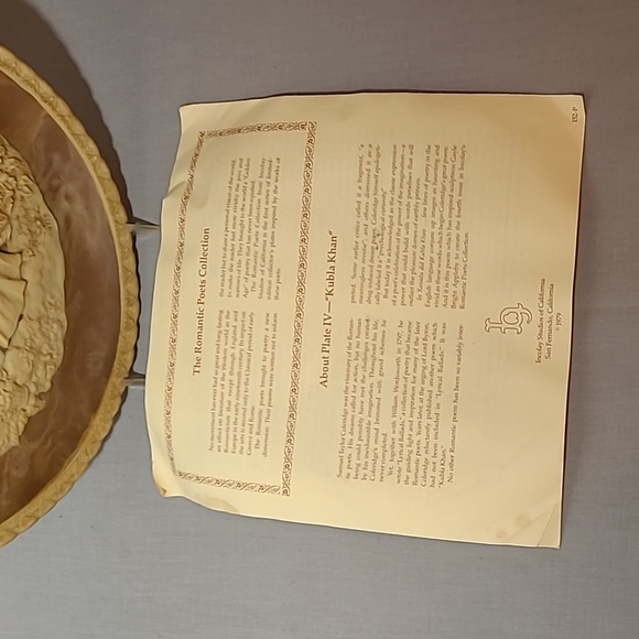 1979 Incolay Stone Cameo "to a skylark" Gayle Bright Appleby Limited Edition - Picture 8 of 15